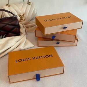 Louis Vuitton • Wallet Box, Drawer Style ~ 8.25”W x 5.25”D x 1.75”H
